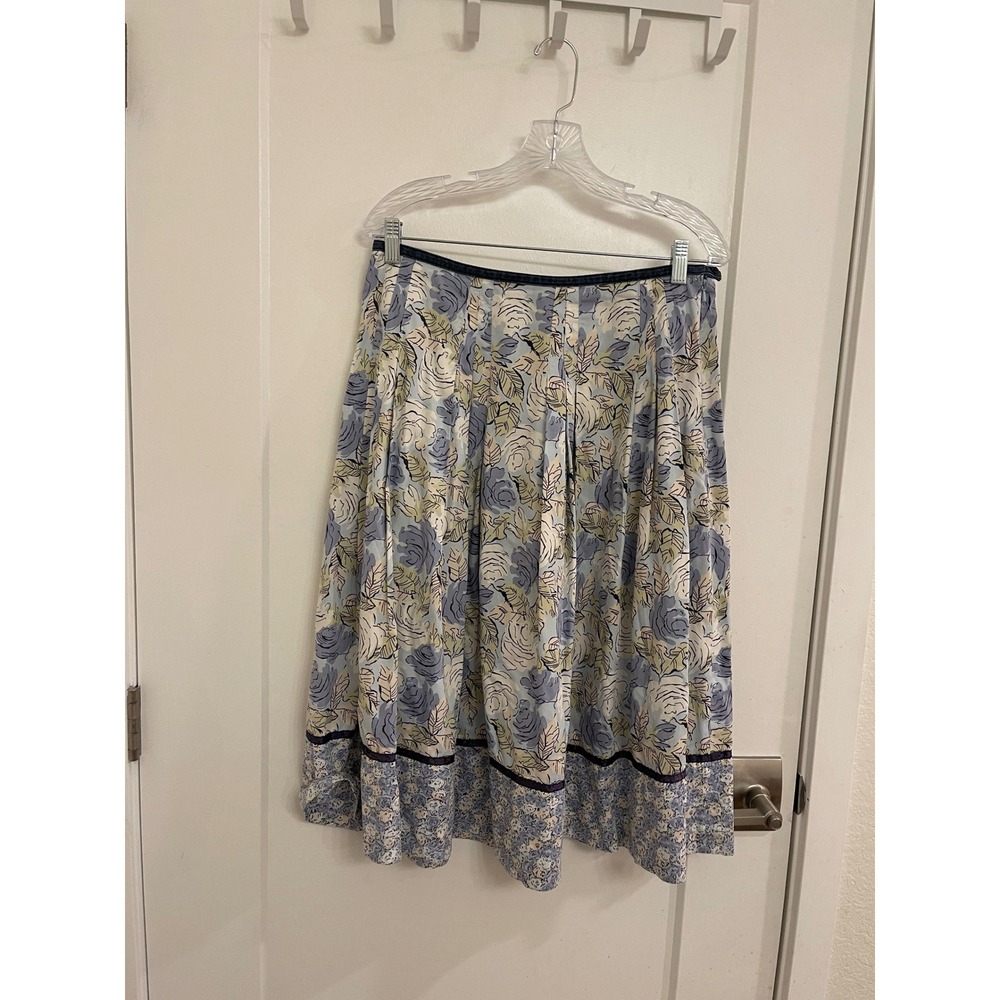 Vintage Y2K Liz Claiborne Floral Midi Skirt Cottagecore Tradtional Prairie